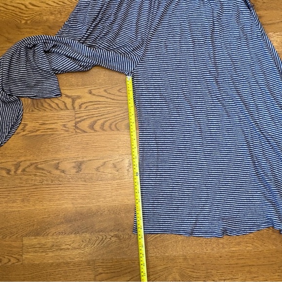 Free People Blue Striped Wide Leg Pants - Picture 4 of 6